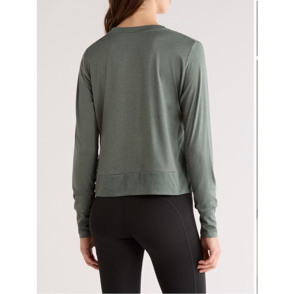 Vuori Daydream Lightweight Crewneck Sweatshirt in Agate Green Heather size L NEW - Picture 2 of 11